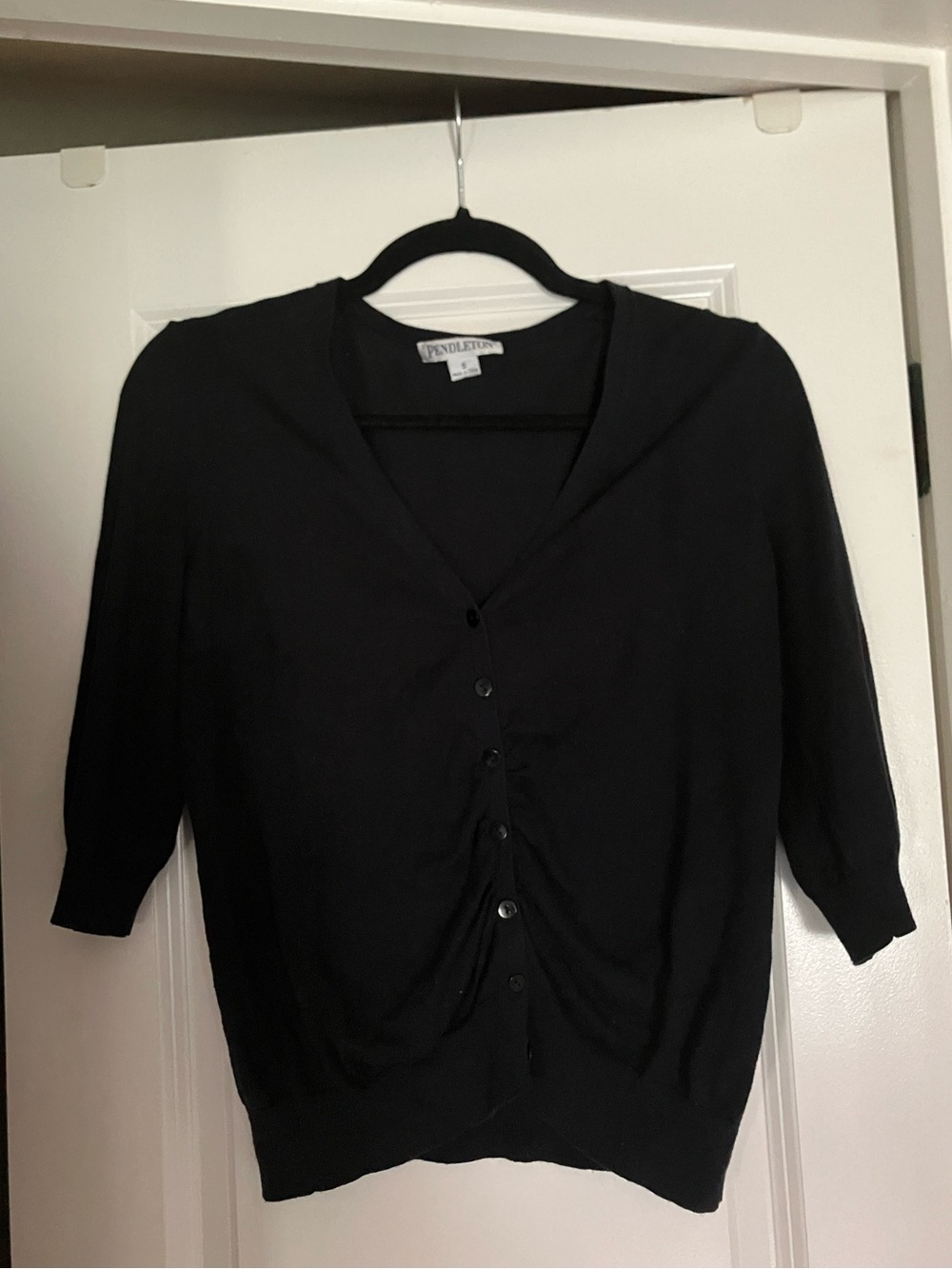 Pendleton 100% cotton cardigan Sz S